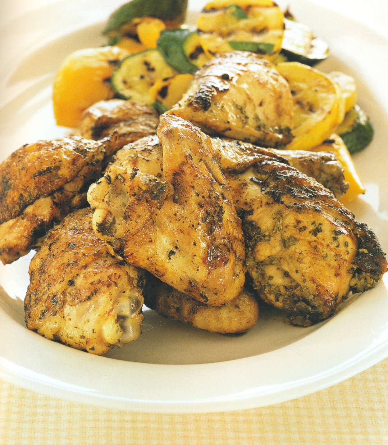 Рецепт: цыпленок по-тоскански на гриле с лимоном и розмарином