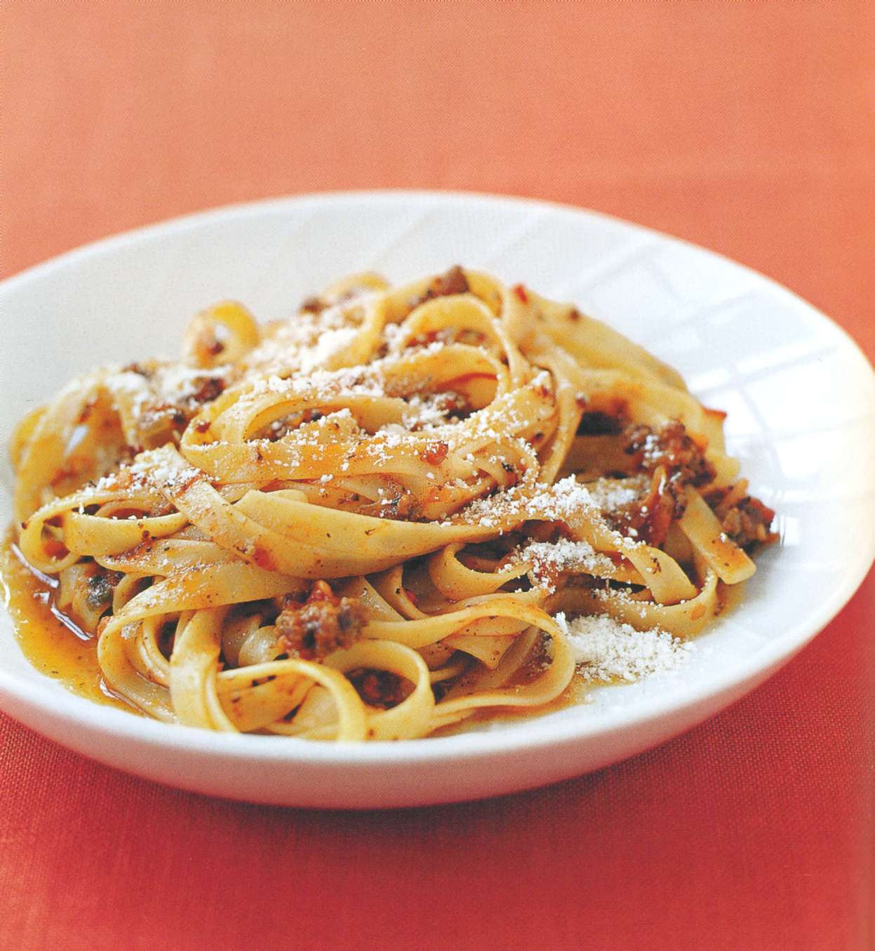 Рецепт: паста с простым мясным итальянским соусом