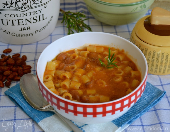 Пошаговый рецепт приготовления суп-пасты Фагиоли