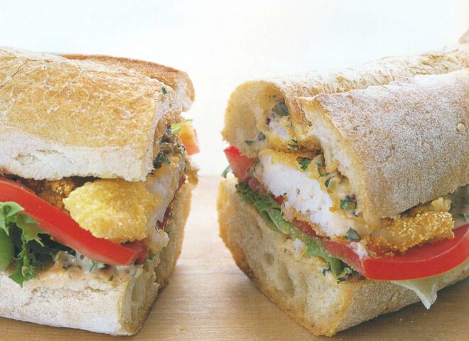 Рецепт: луизианский сэндвич с рыбой