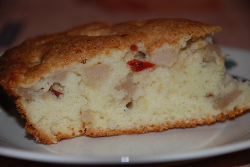Пирог с яблоками.