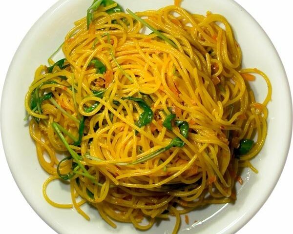 Спагетти с шафраном
