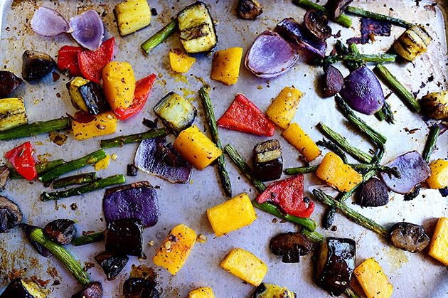 Цветное буйство овощей для вегетарианцев