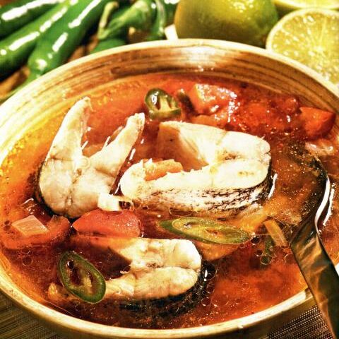Мексиканский суп из рыбы люциан