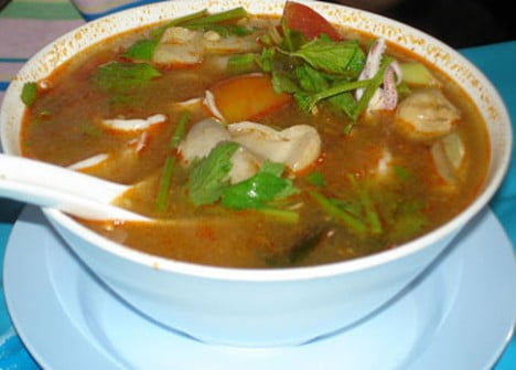Экзотические китайские блюда Суп из кальмаров