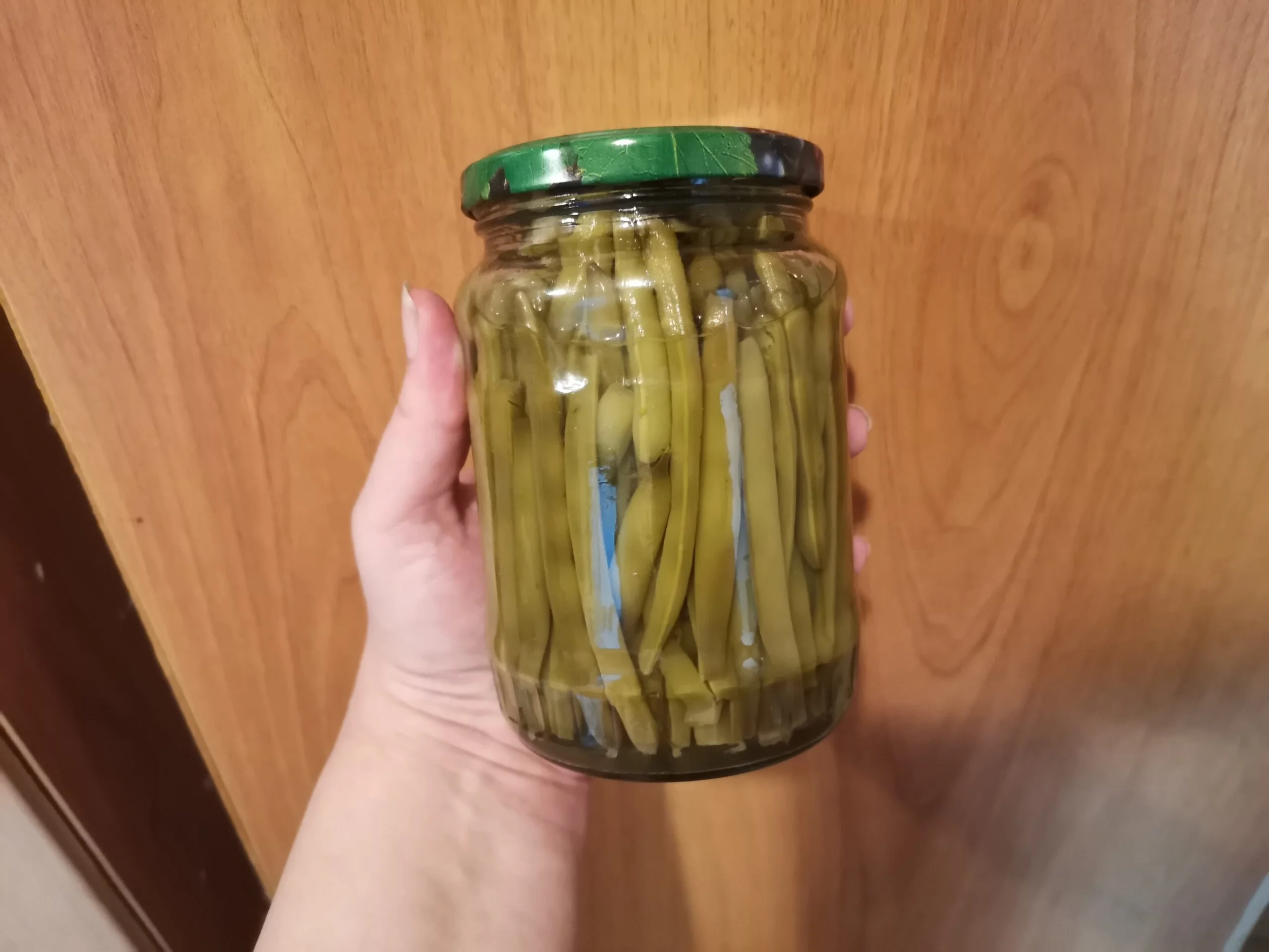 Маринованная спаржевая стручковая фасоль