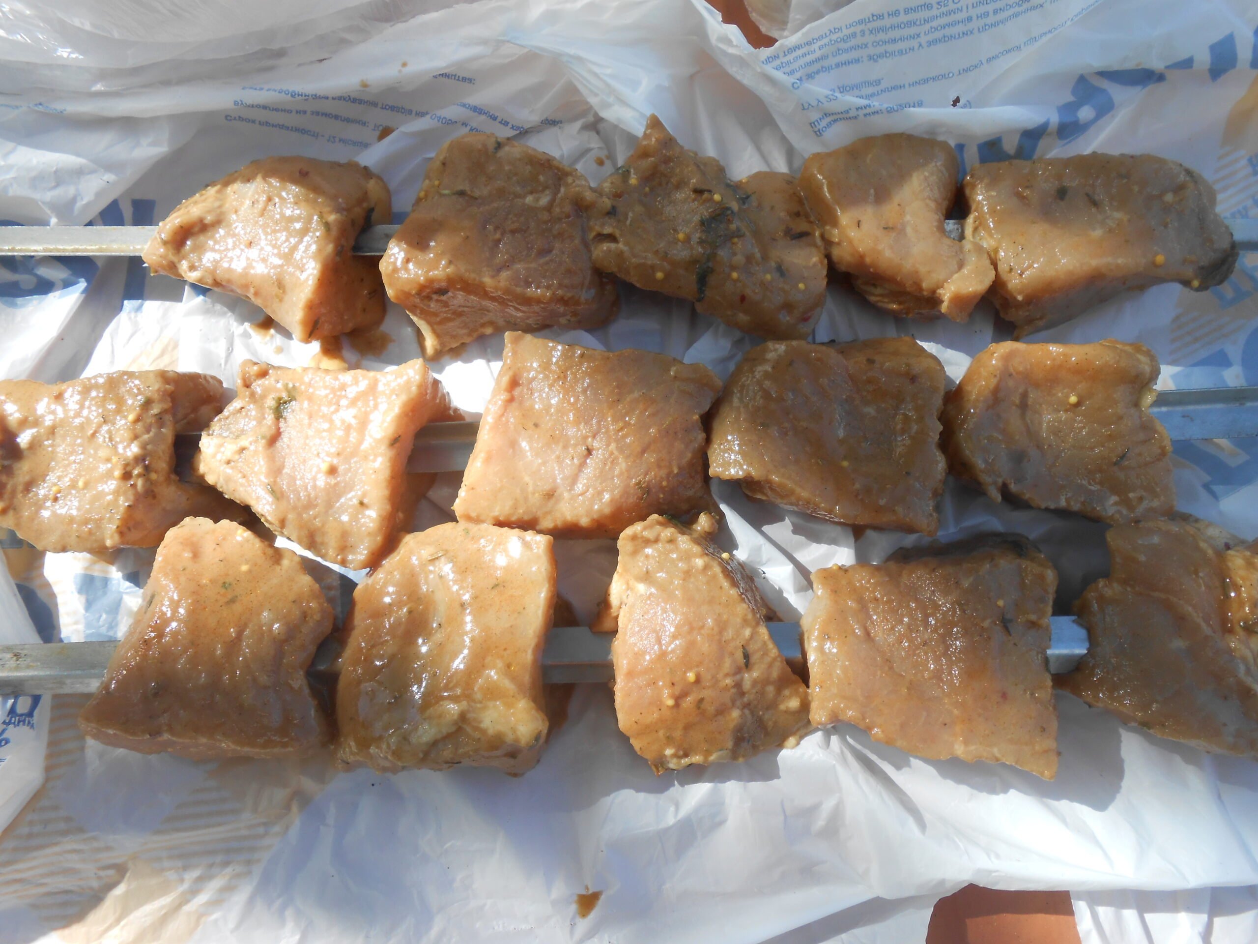 Медовый маринад с чесноком и горчицей для шашлыков из свинины