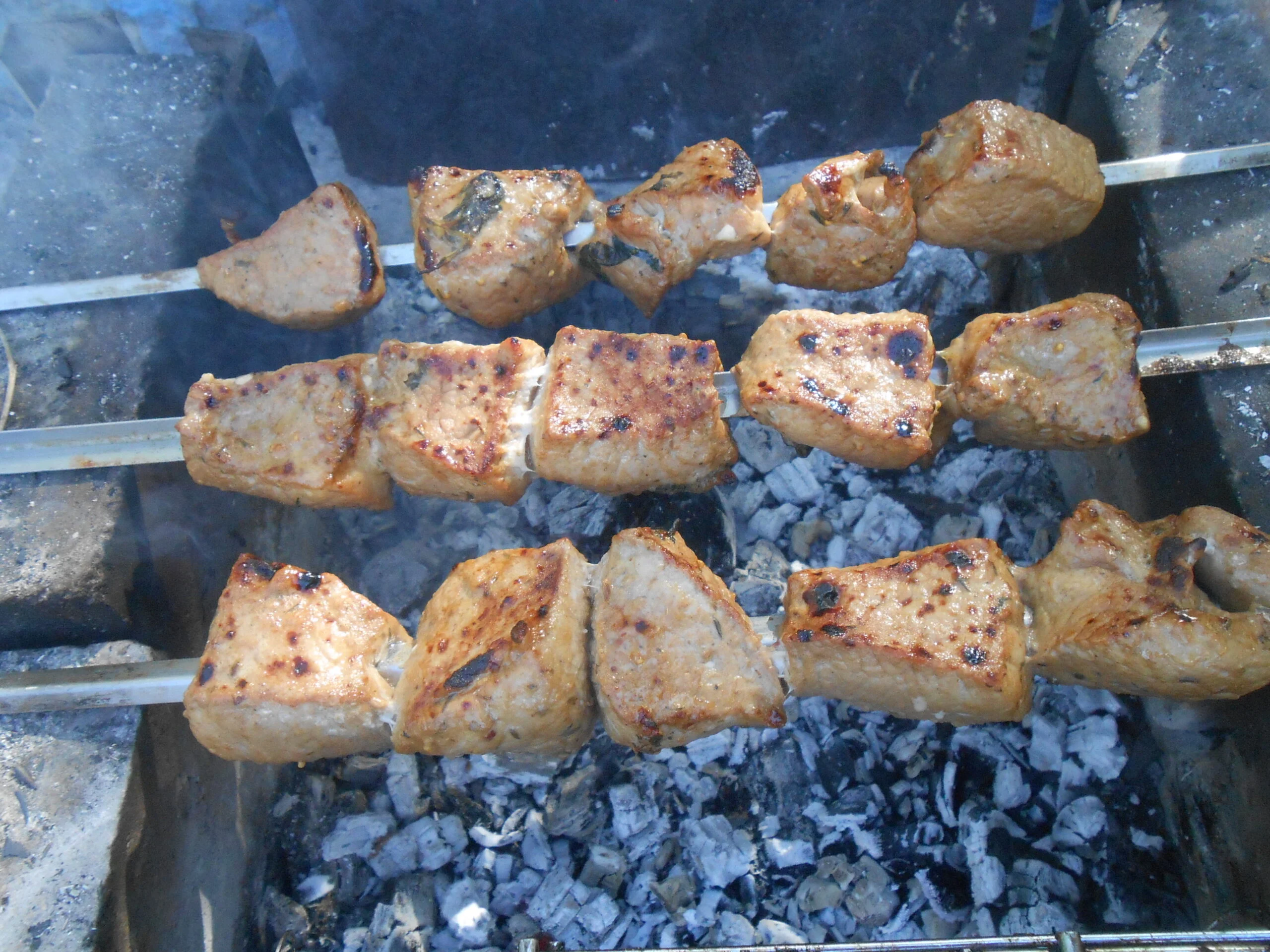 Медовый маринад с чесноком и горчицей для шашлыков из свинины