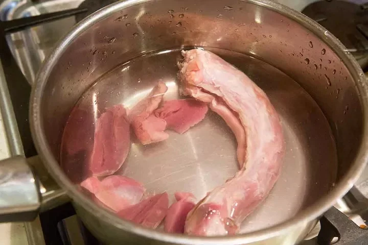 Мамин фарш из индейки на плите