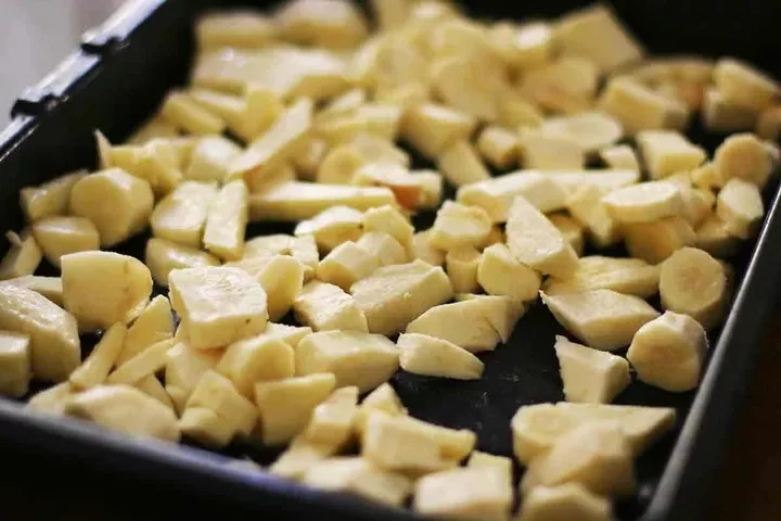 Пюре из жареного пастернака