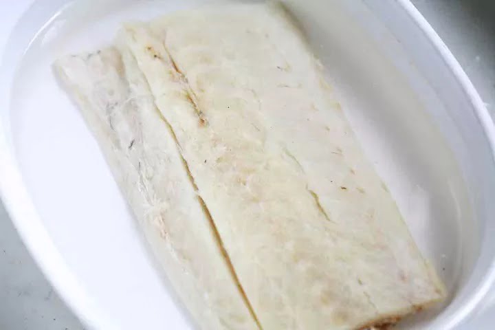 Bacalhau (португальское тушеное мясо соленой трески)