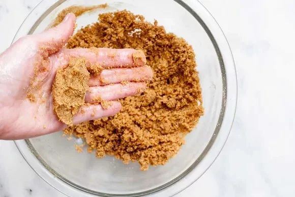 Простая корочка из крекера Грэма
