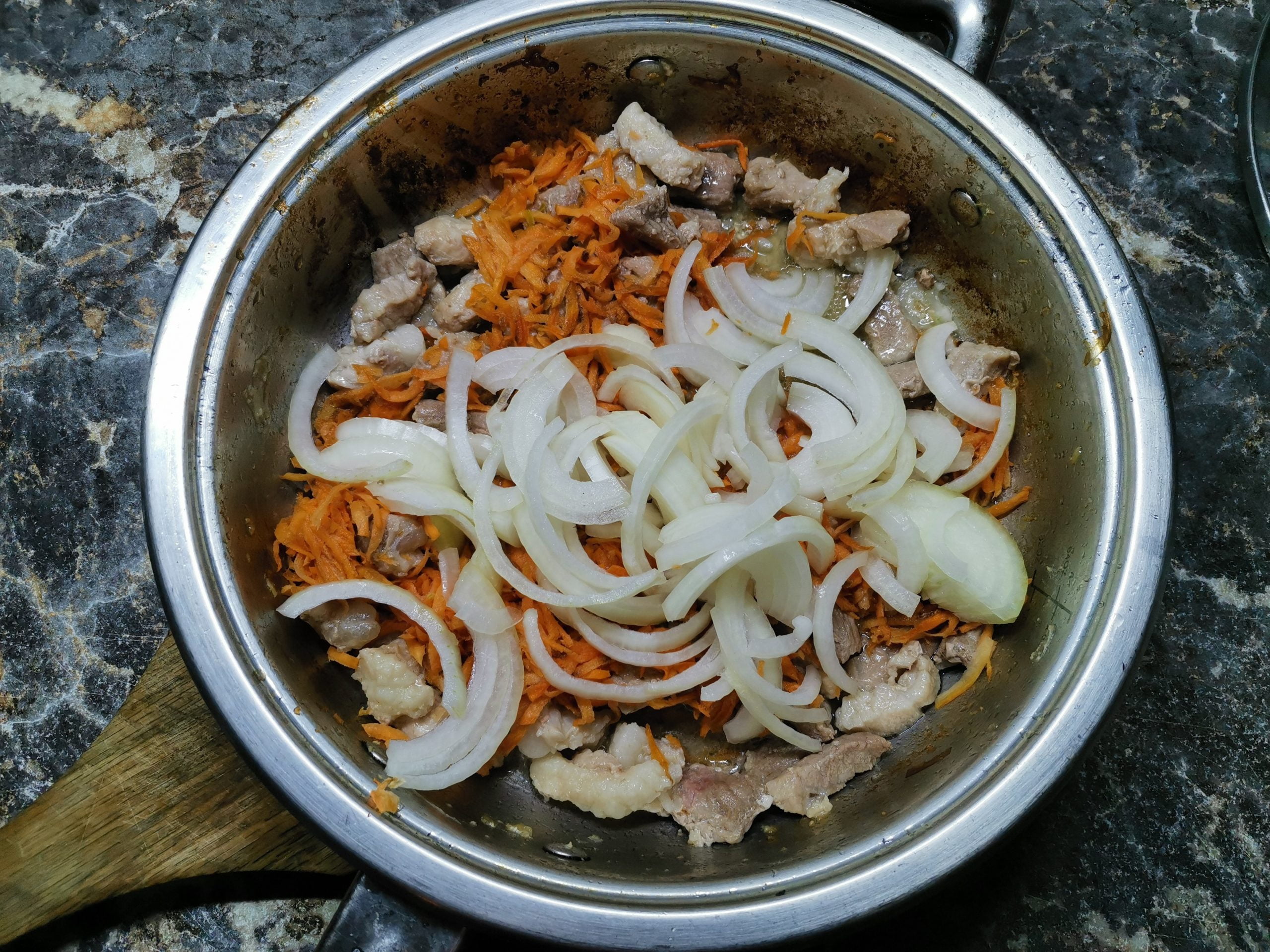 Классический рецепт папоротника с мясом и овощами